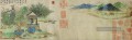 Qian Xuan Wang Xizhi beobachtete Gänse Chinesische Kunst